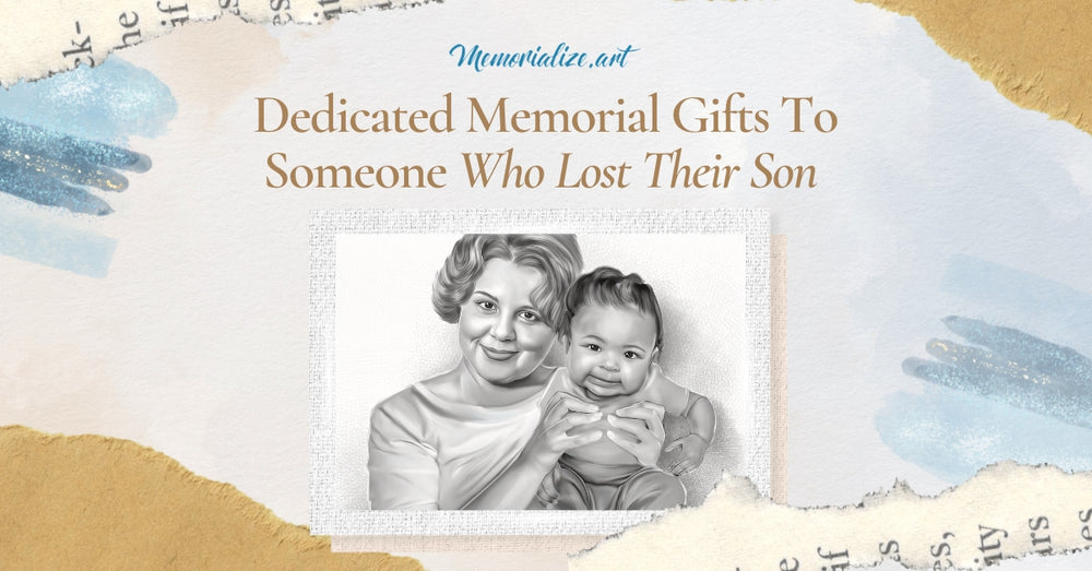 6 Dedicated Memorial Gifts To Someone Who Lost Their Son