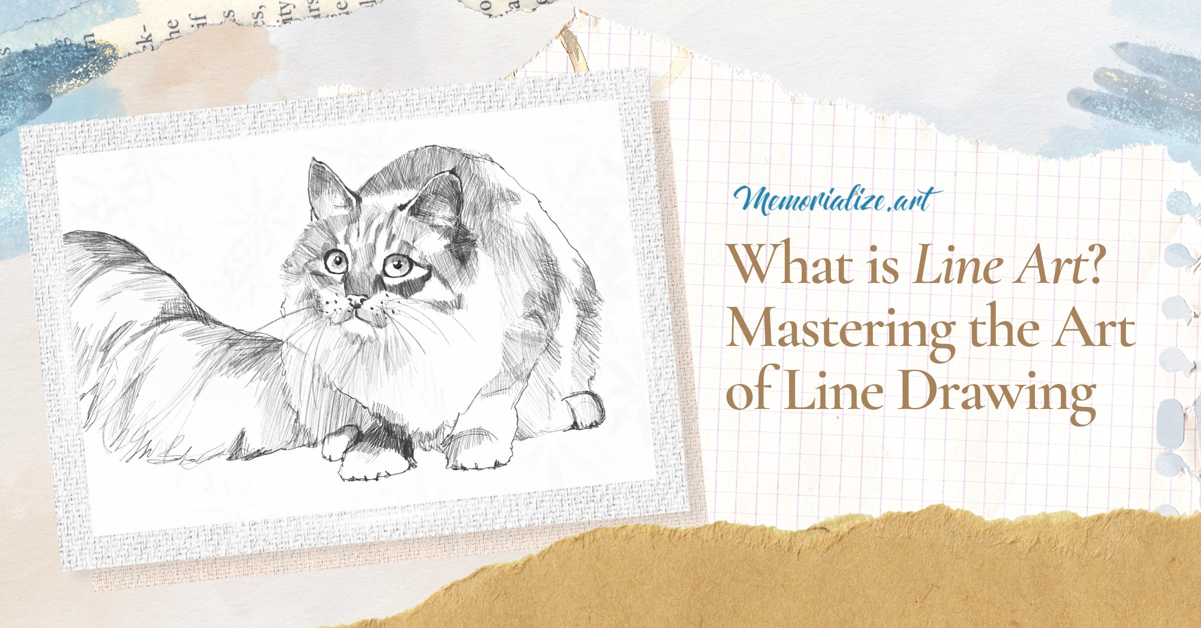 What is Line Art? Mastering the Art of Line Drawing Memorialize Art