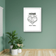 Custom Mother's Day Gift House Map