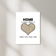 Custom Mother's Day Gift House Map