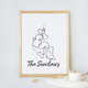 Angel Baby Miscarriage Line Drawing | Pregnancy Loss Gift