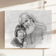 Charcoal Memorial Portraits from Photos