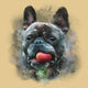 Custom Dog Watercolor Painting