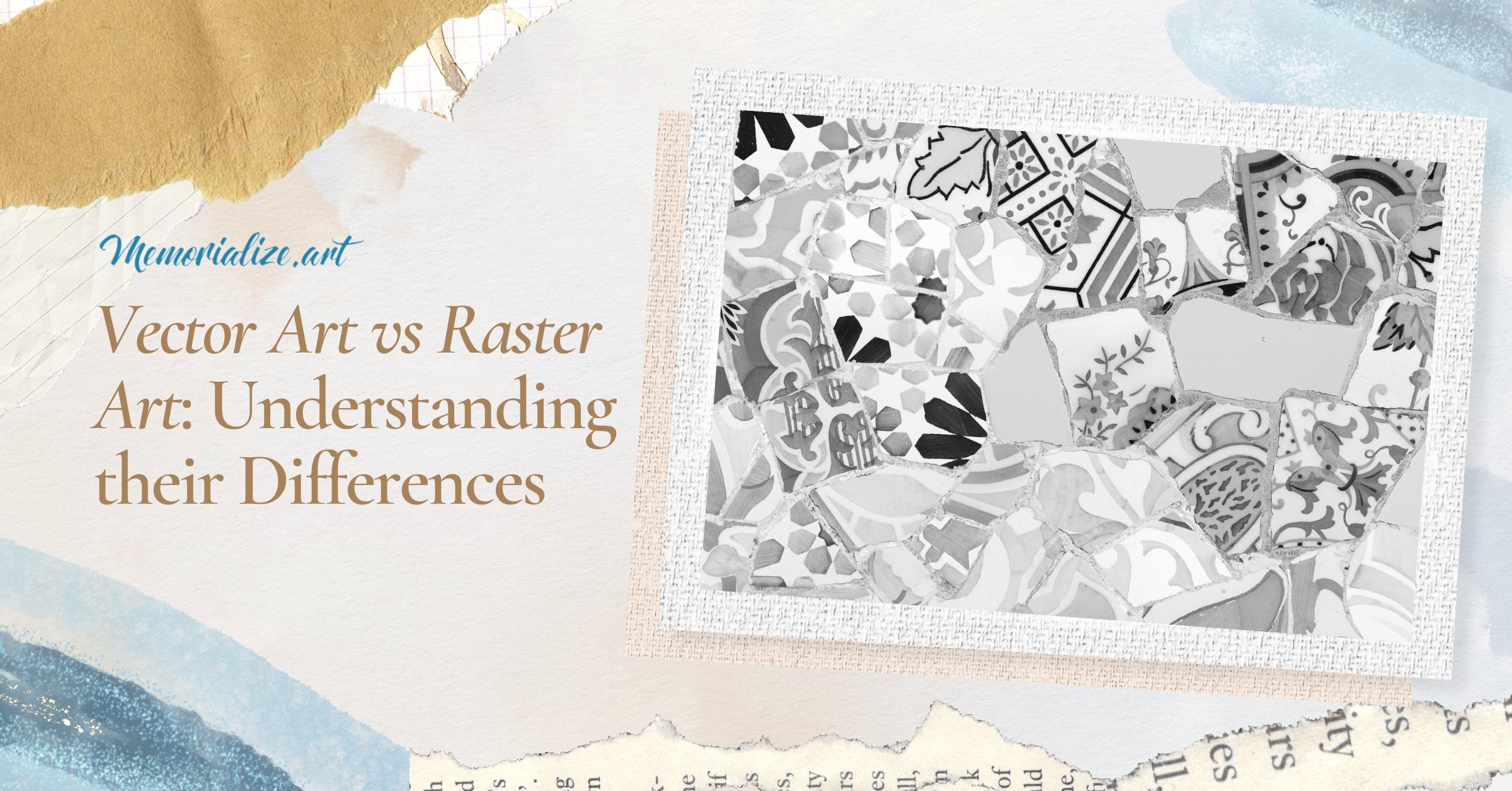 Vector Art vs Raster Art: Understanding their Differences | Memorialize Art