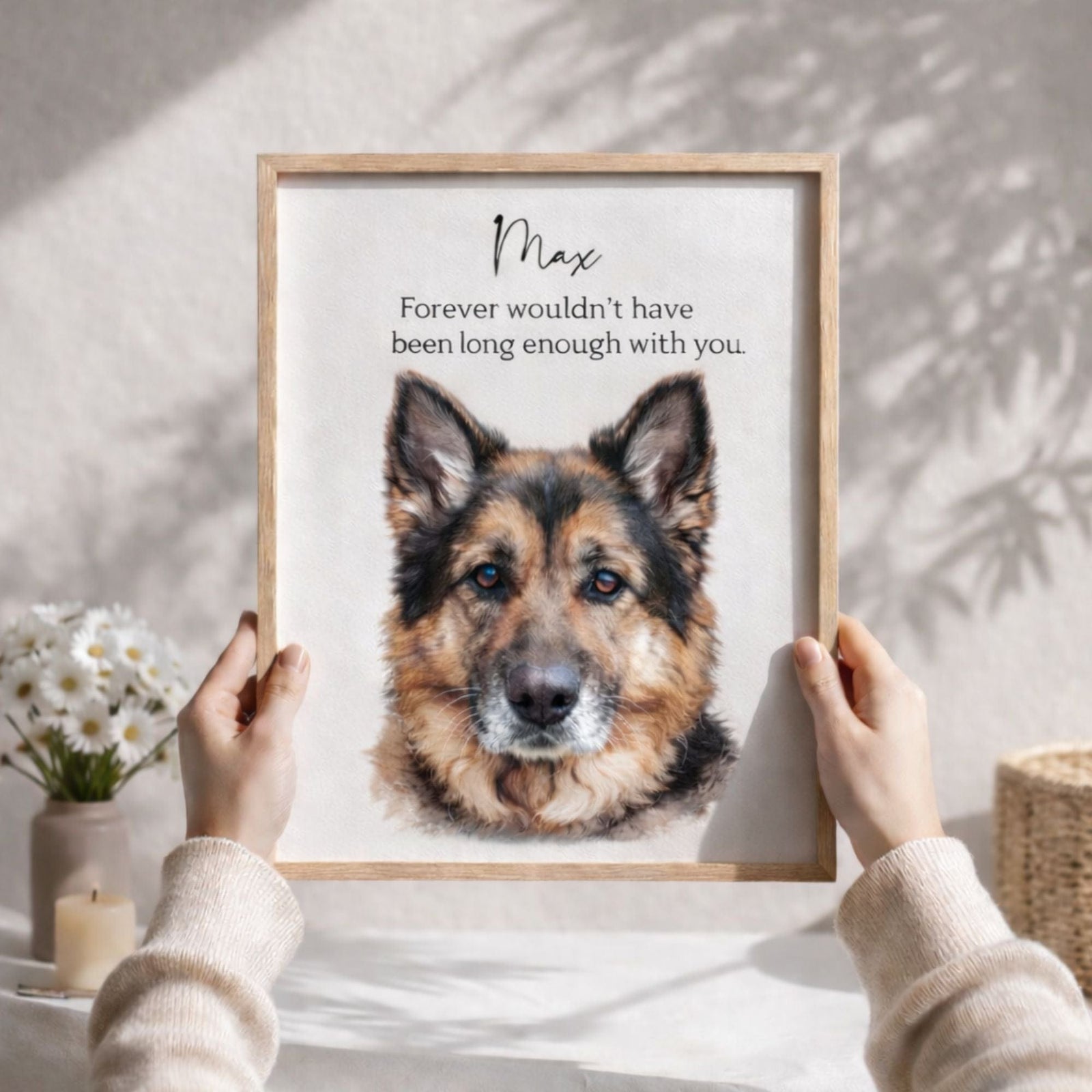 Pet Memorial Portrait (New Template Test)
