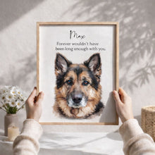 Pet Memorial Portrait (New Template Test)