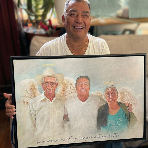 Watercolor Memorial Portrait
