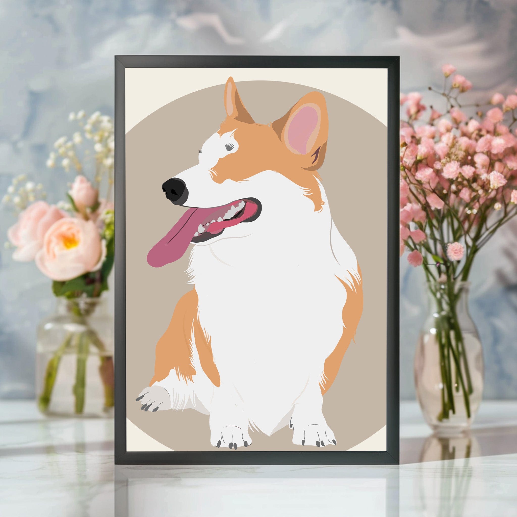 Custom Faceless Pet Portrait | Memorialize Art