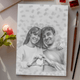 Custom Couple Drawing | Charcoal & Graphite Pencil Illustration