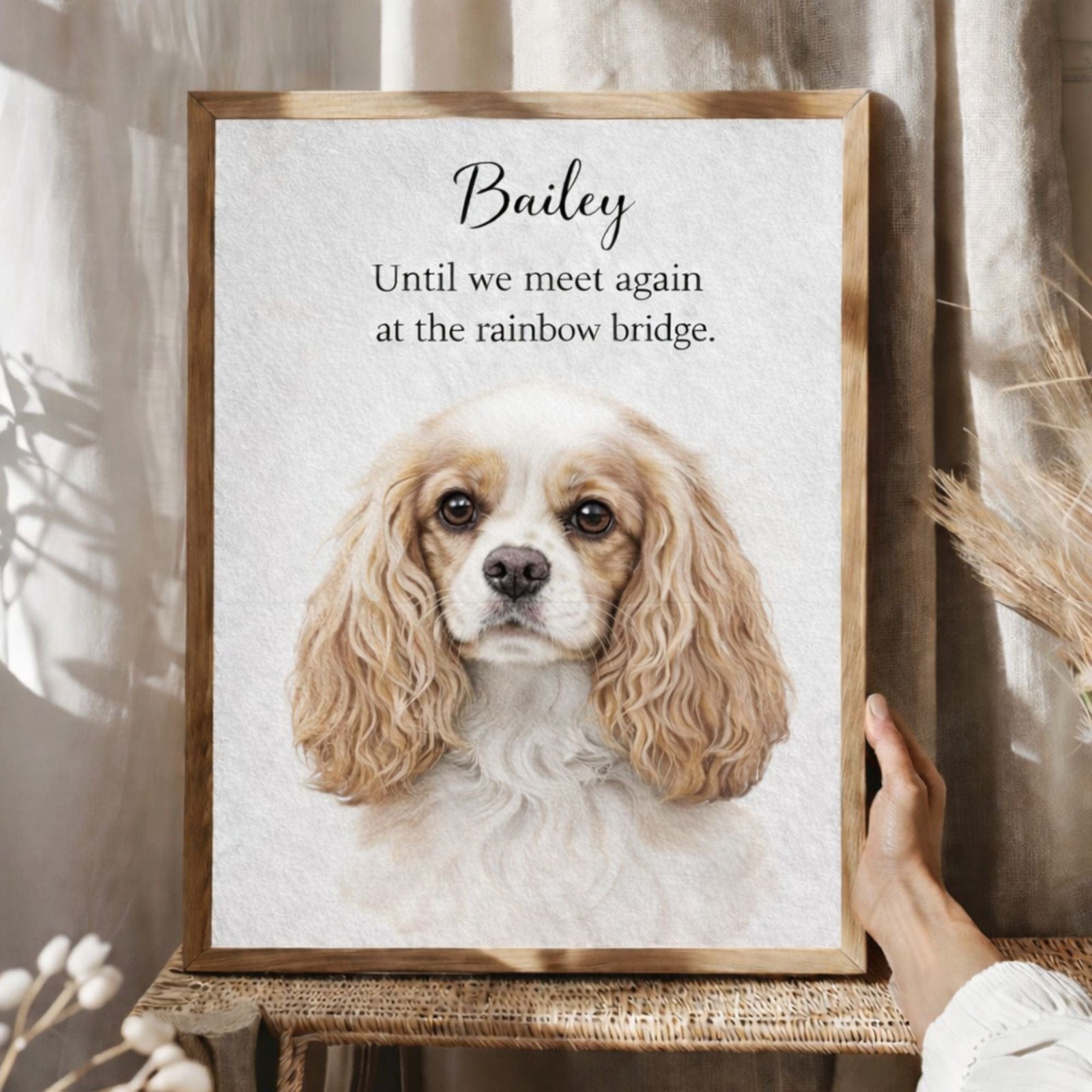 Pet Memorial Portrait (New Template Test)