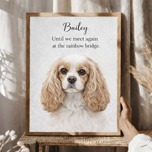 Pet Memorial Portrait (New Template Test)