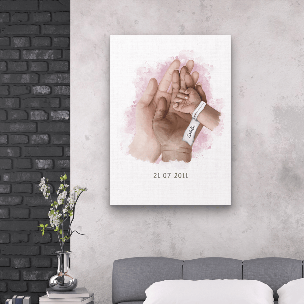 Personalized Family Hands Keepsake