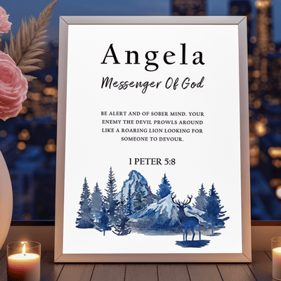 name meaning sign for Angela