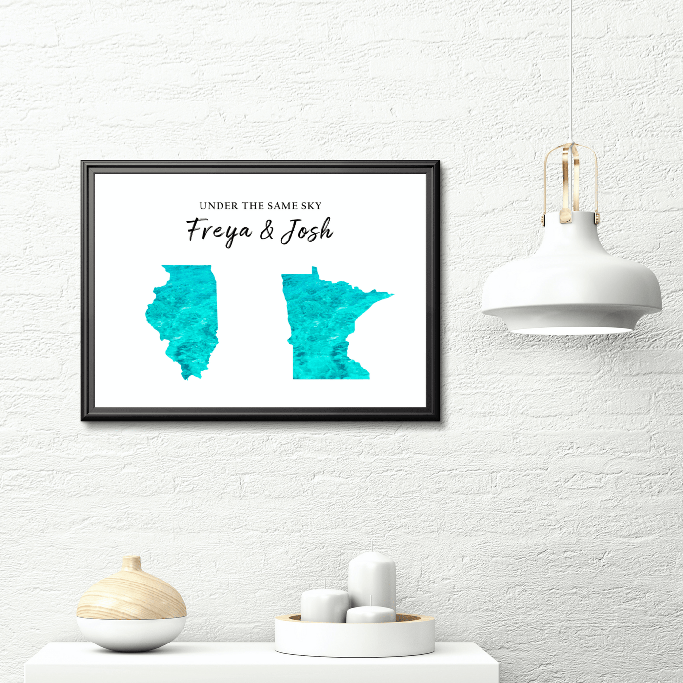 Long Distance Map Gift