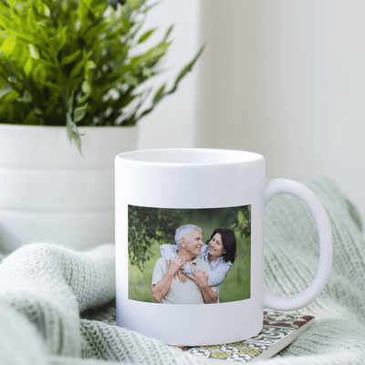 photo mug of a lovely elderly couple