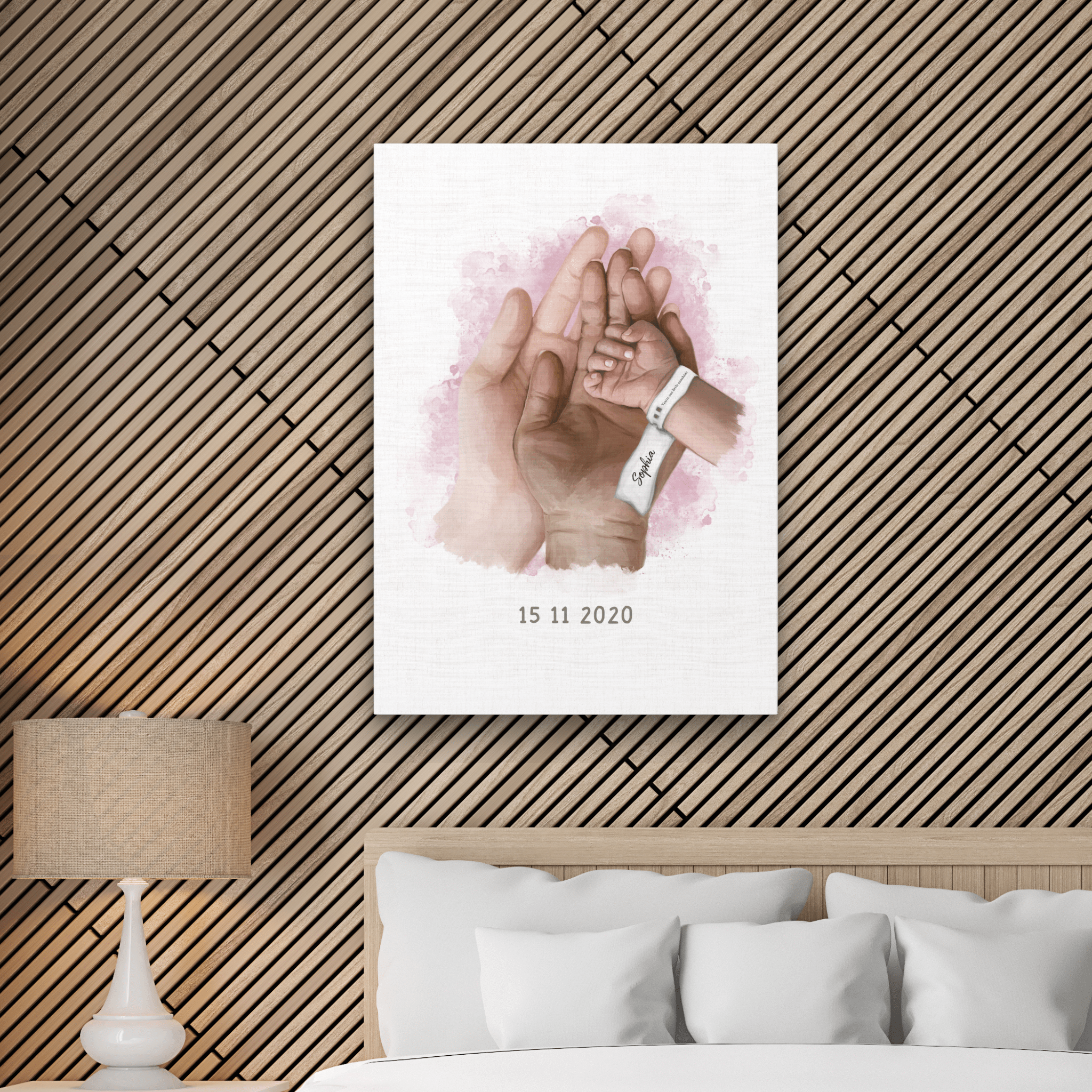 Personalized Family Hands Keepsake