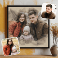 Add Deceased Loved One to Photo | Custom Canvas Pictures with Deceased Loved Ones