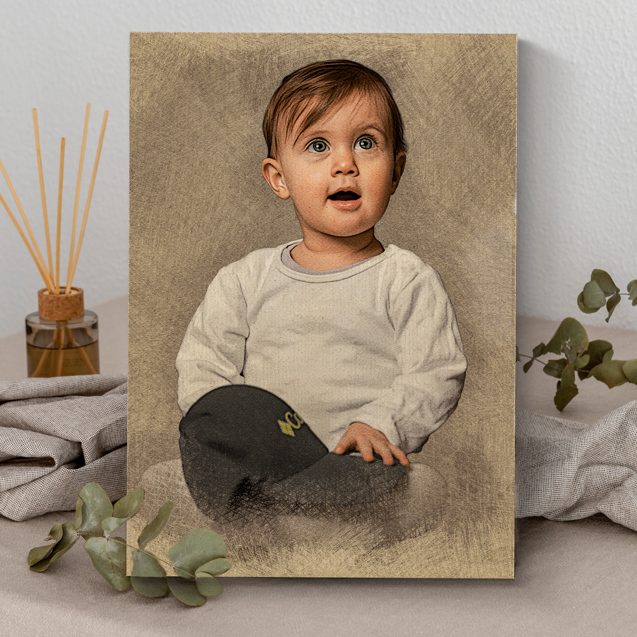 Custom Baby Colored Pencil