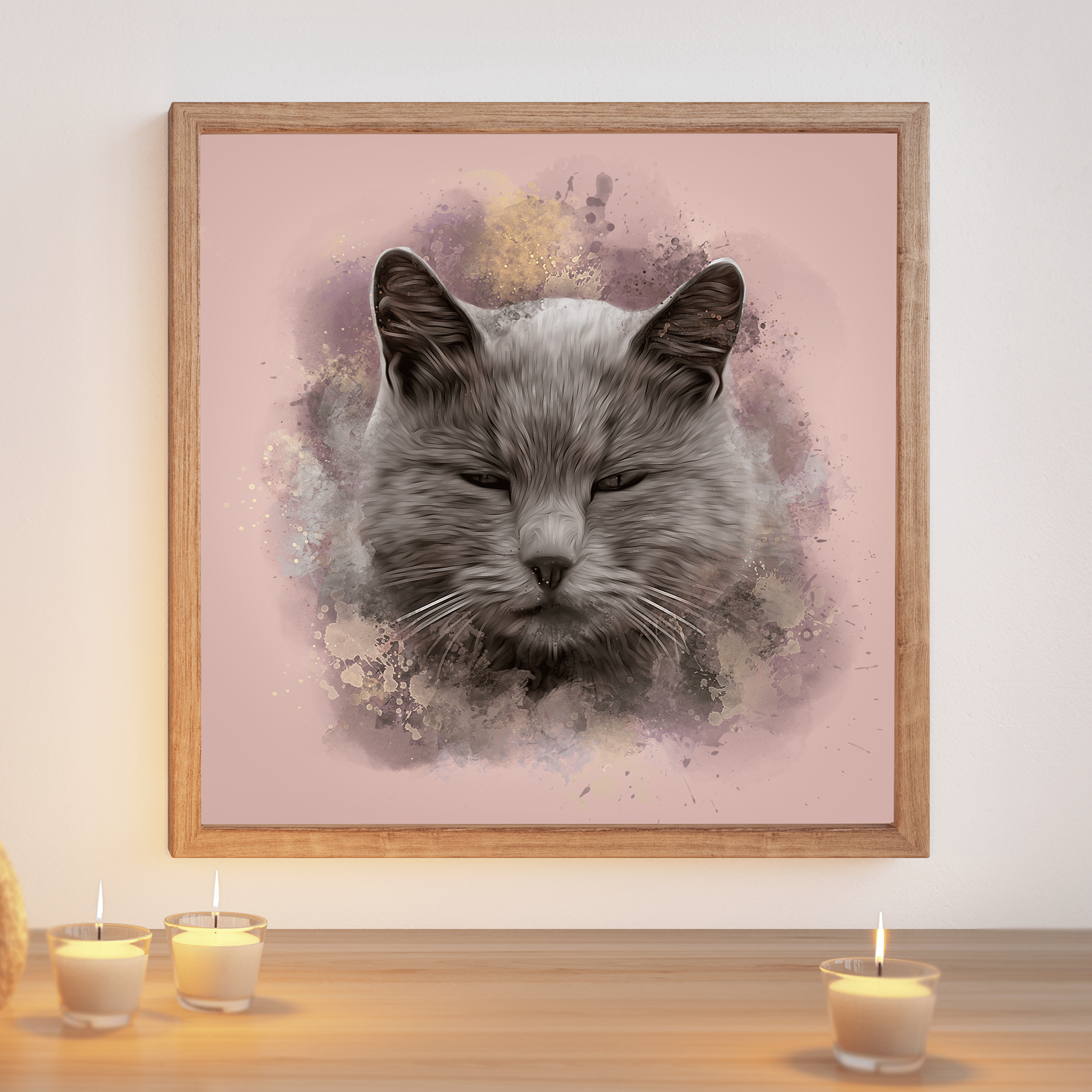Custom Pet Watercolor Painting