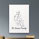 Angel Baby Miscarriage Line Drawing | Pregnancy Loss Gift