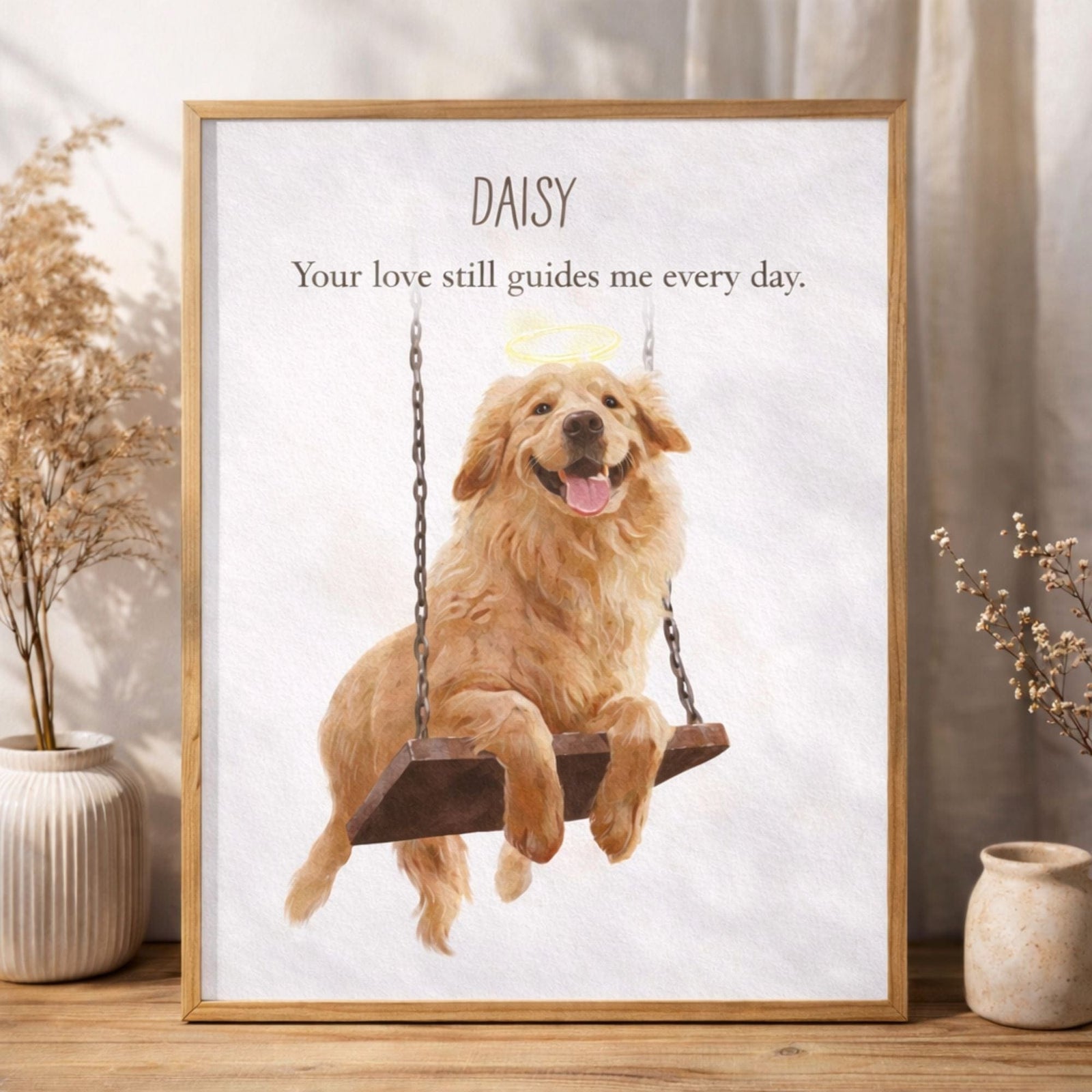 Pet Memorial Portrait (New Template Test)