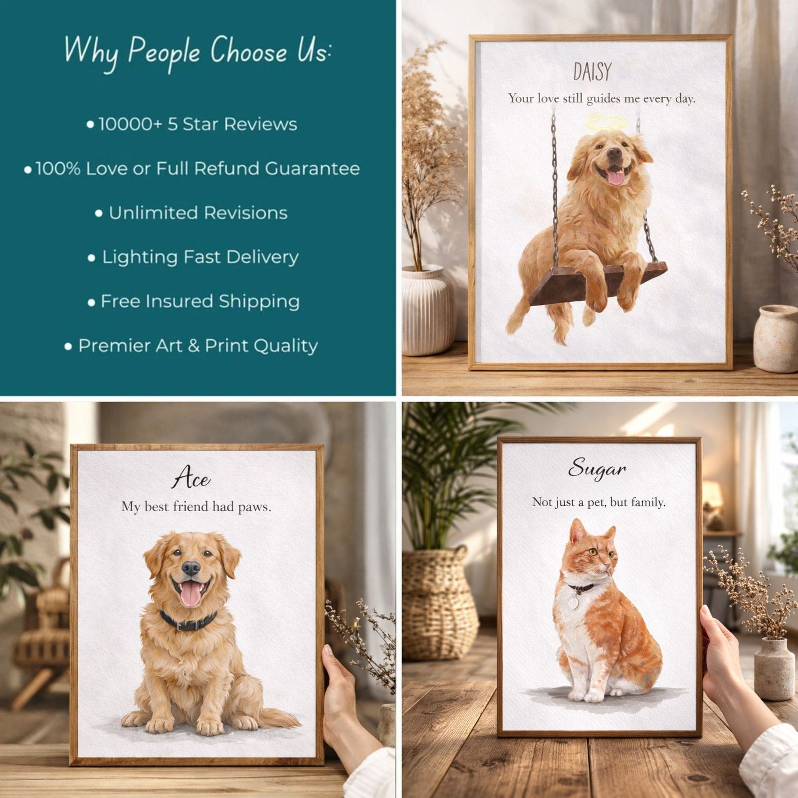 Pet Memorial Portrait (New Template Test)