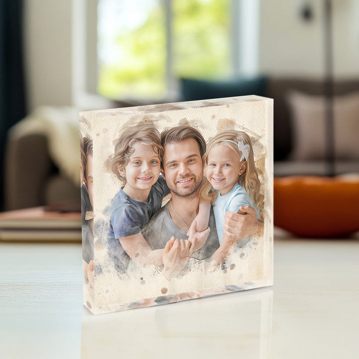 Watercolor Acrylic Prism