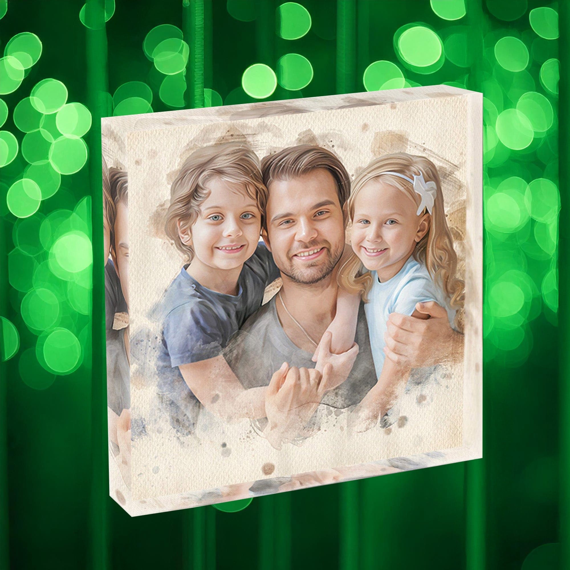 Watercolor Acrylic Prism