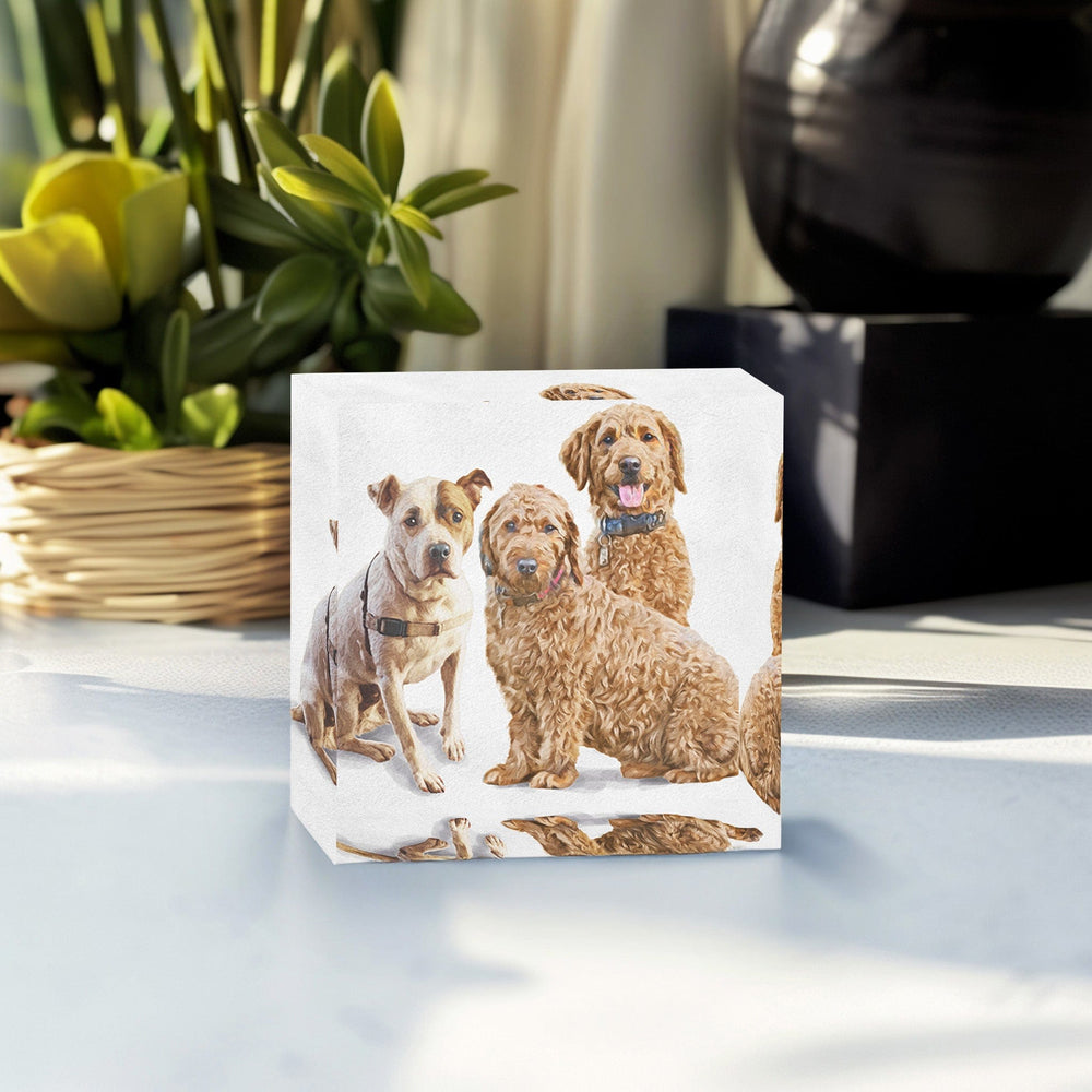 Pet Portrait Acrylic Prism