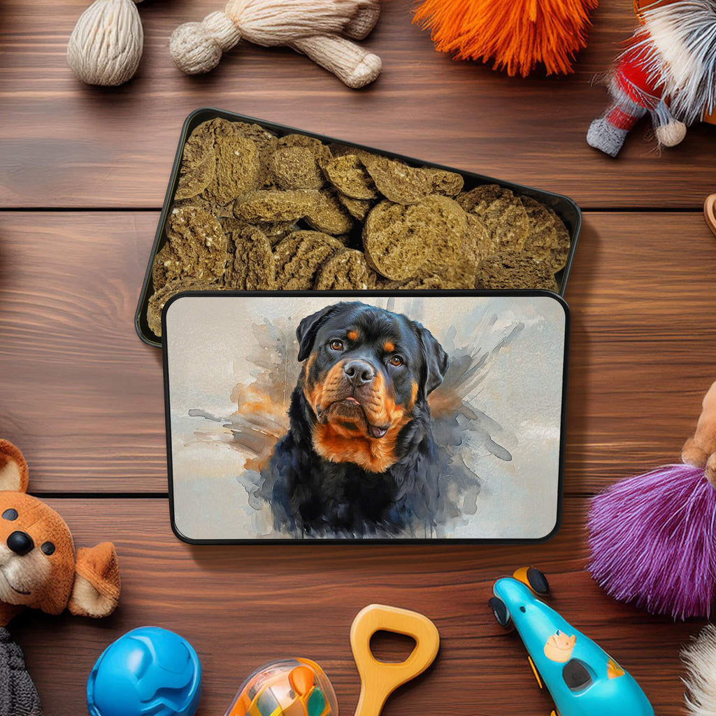Custom Pet Cookies Tin with Dog Treats