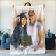 Watercolor Portrait Blanket