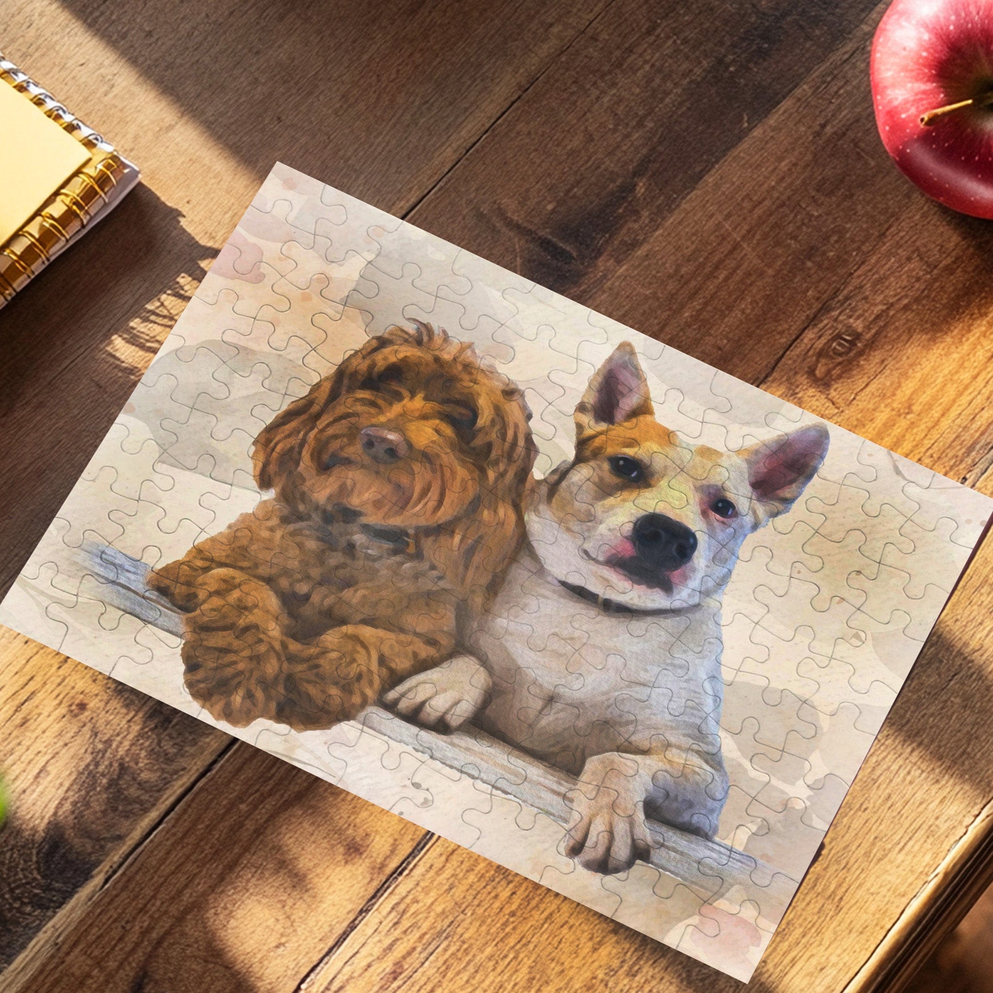 Watercolor Pet Portrait Puzzle