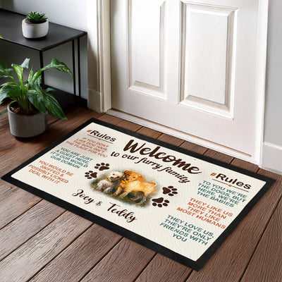 Custom Watercolor Pet Doormat