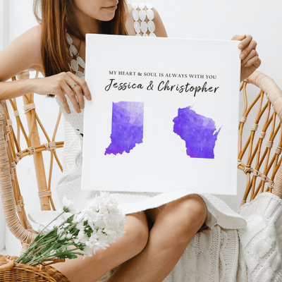 Customizable Long Distance Relationship Map