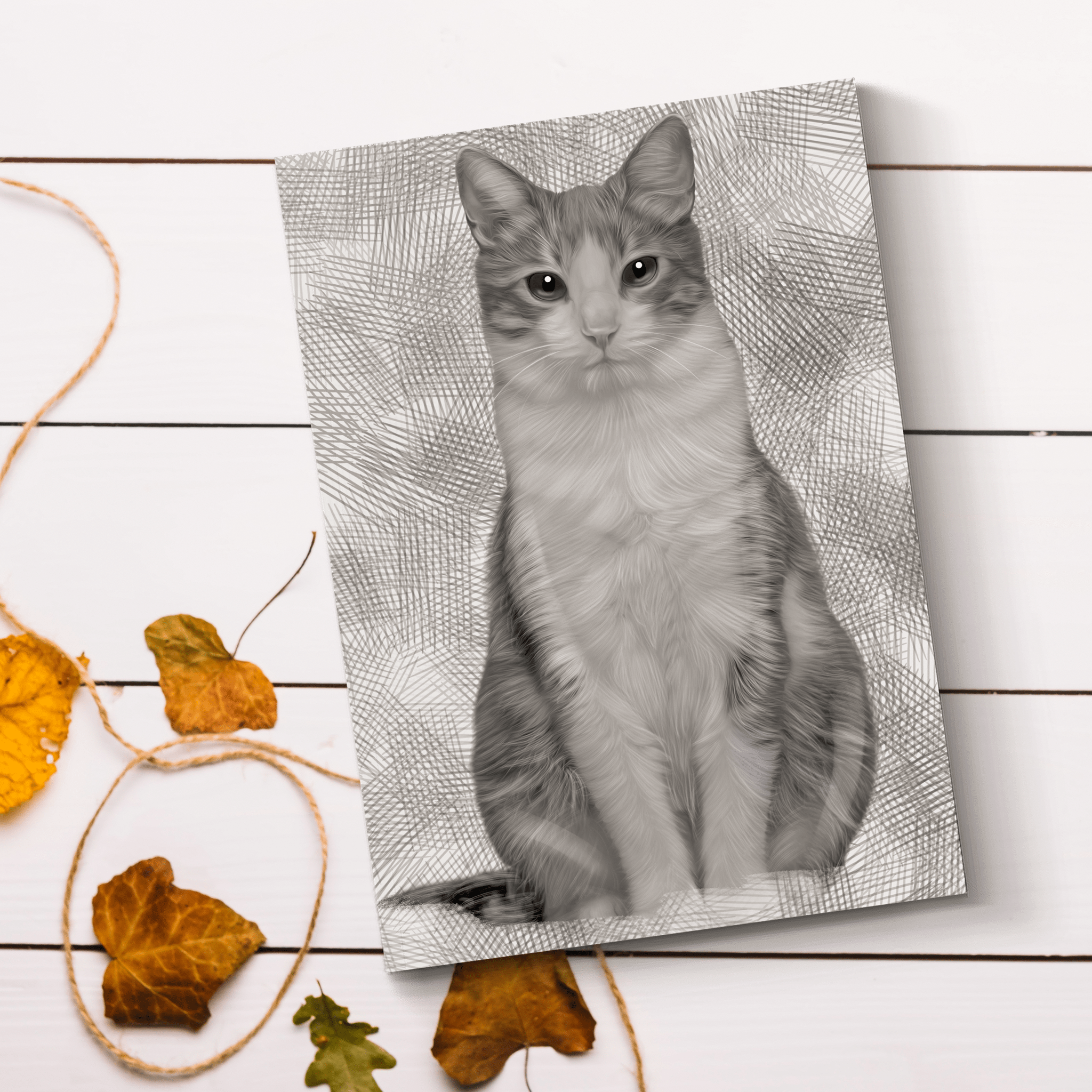 Custom Pencil Pet Portrait