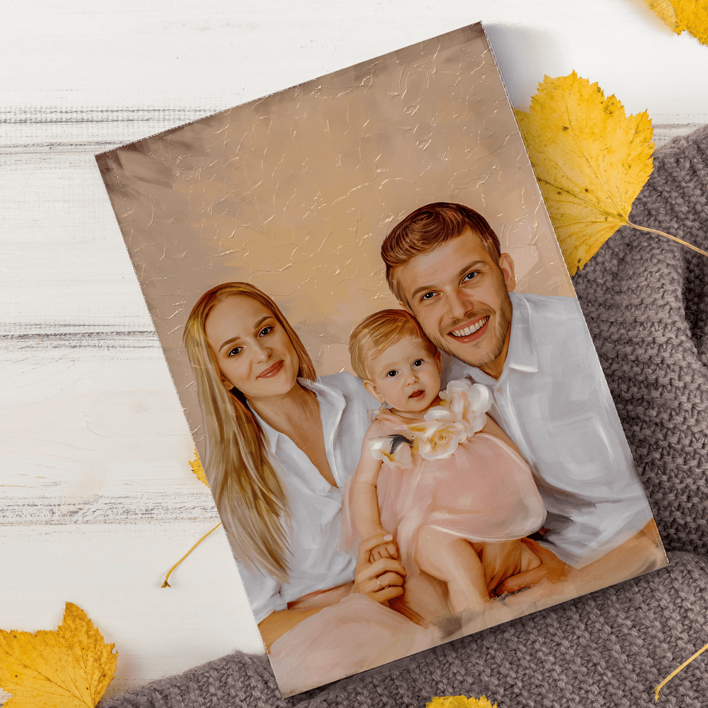 Custom Acrylic Family Painting | Memorialize Art