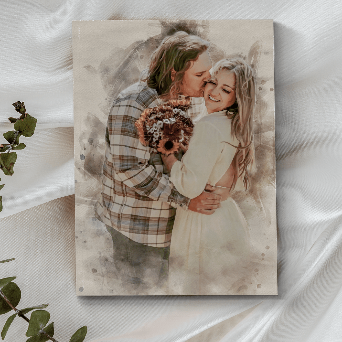 Personalized Watercolor Painting