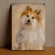 Custom Dog Oil Pastel Portrait