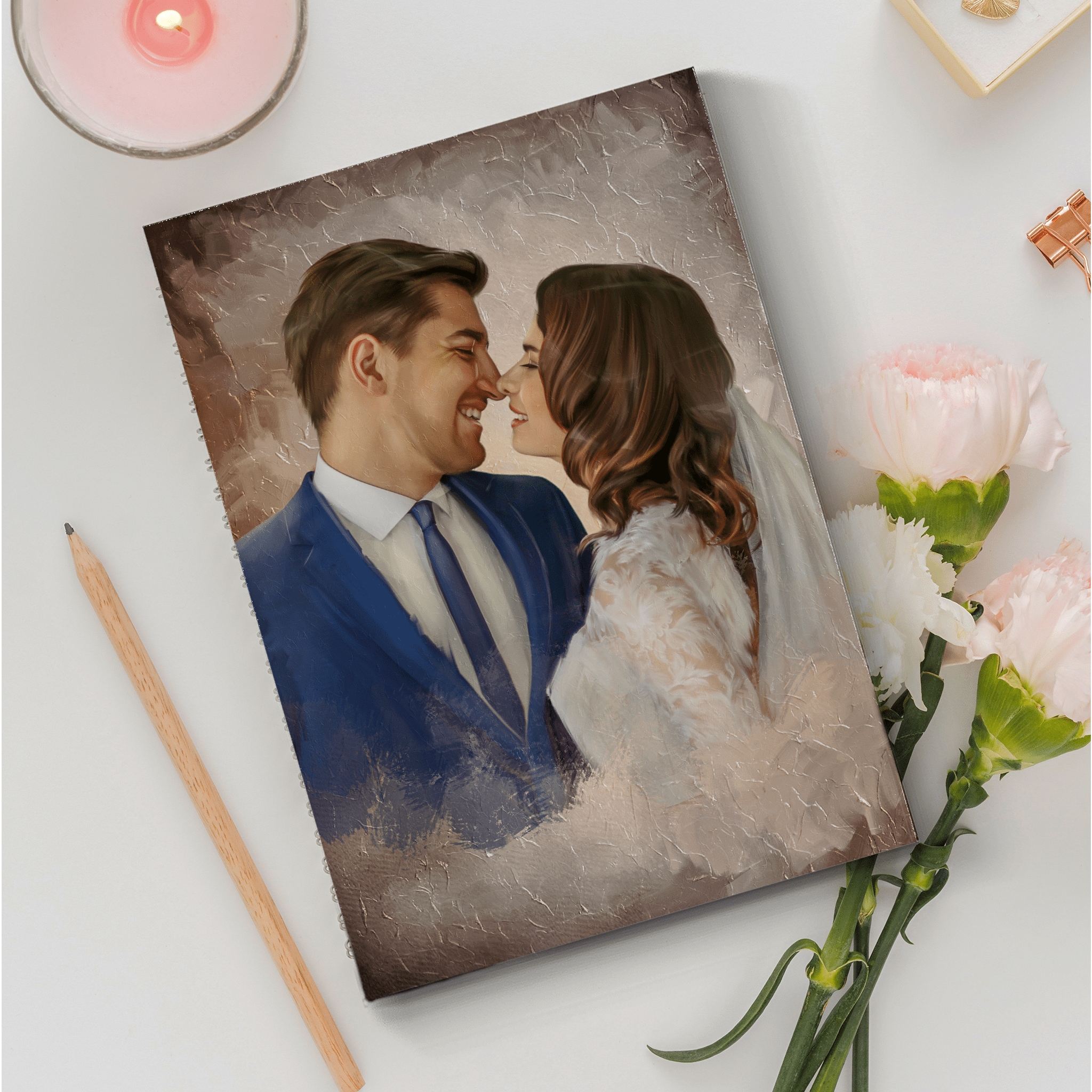 Custom Wedding Oil Painting