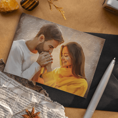 Custom Couple Acrylic Painting