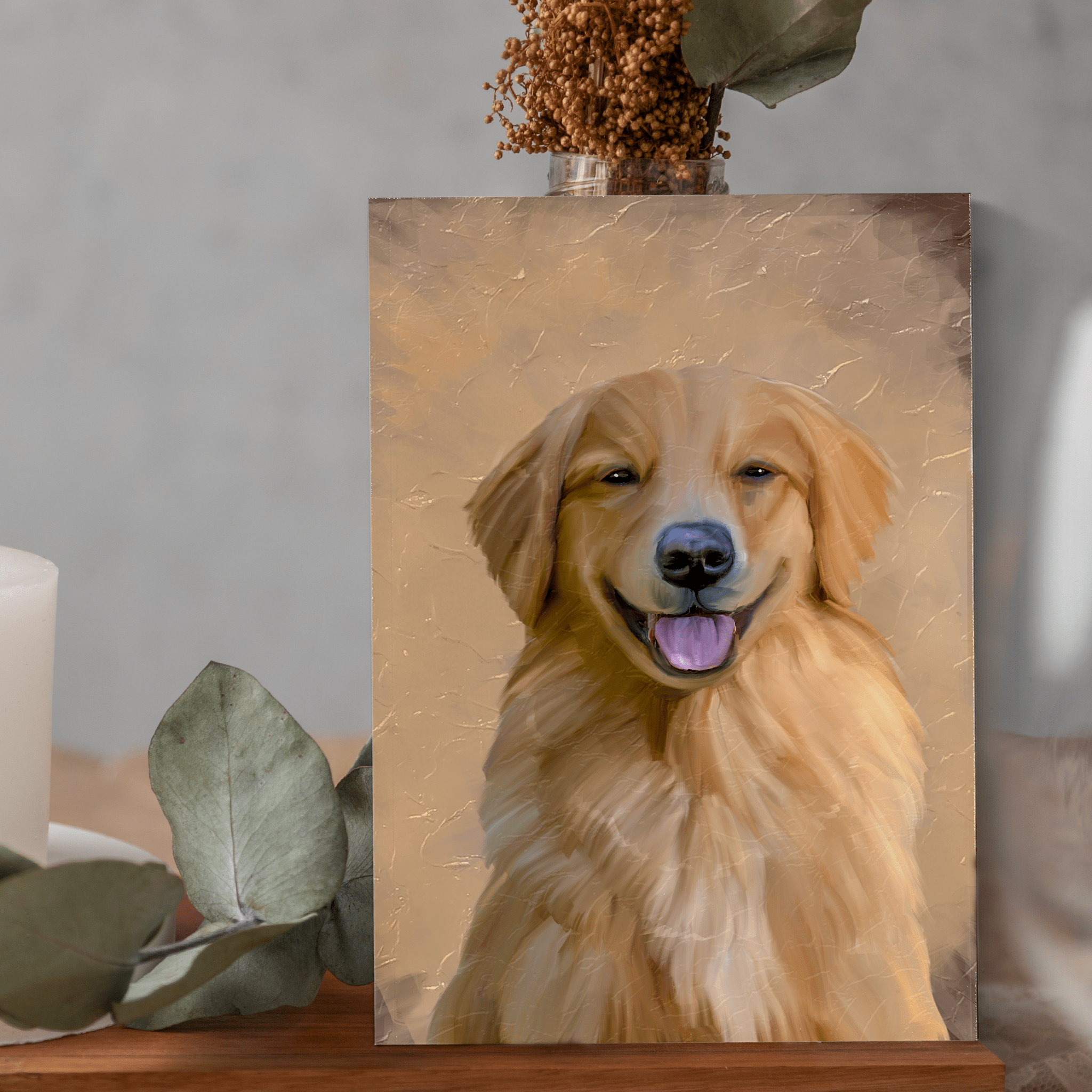 Custom Pet Oil Painting
