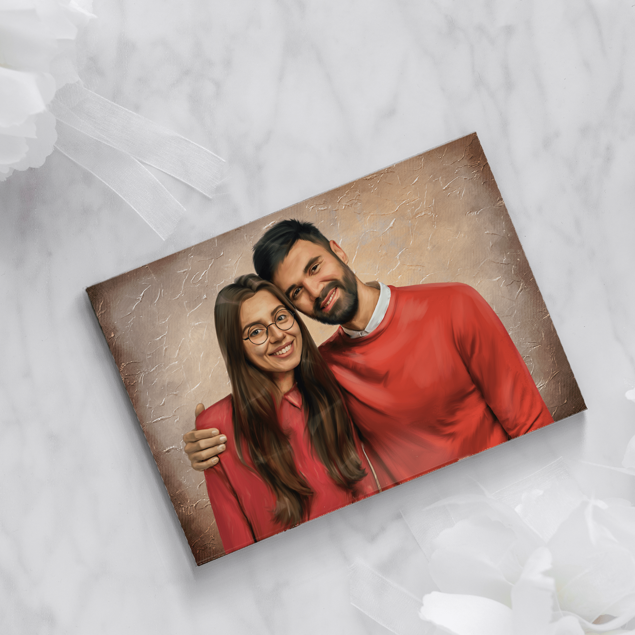 Custom Anniversary Acrylic Painting