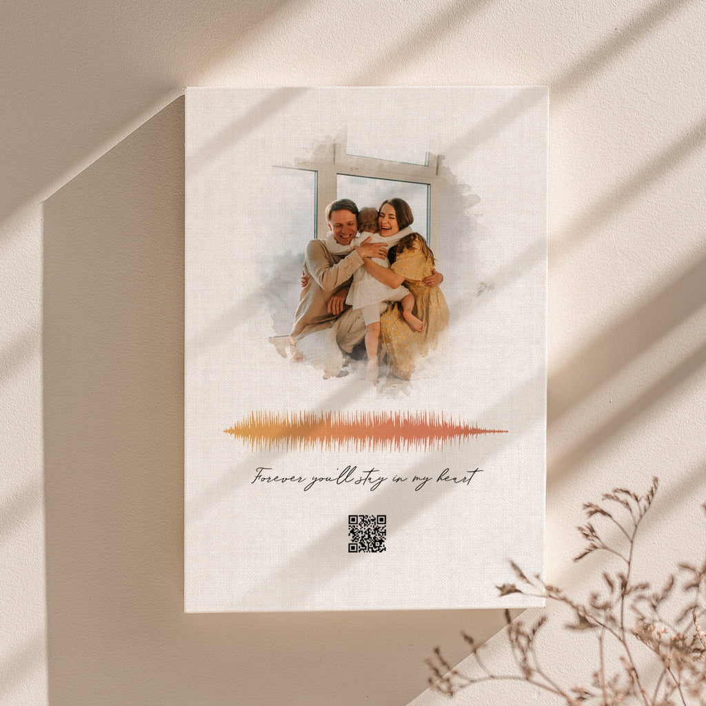 Voice Memorial with QR Code | Voice Recording Memorial Gift