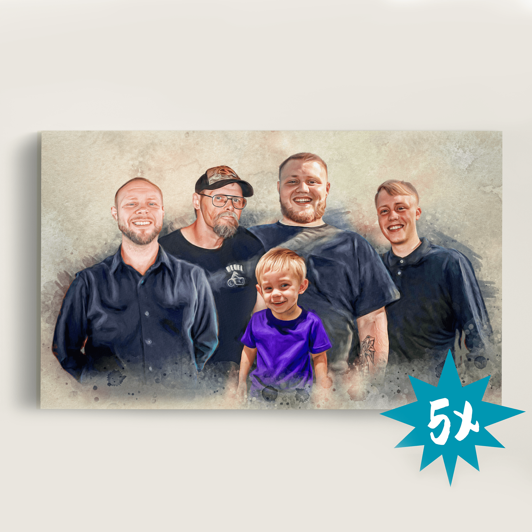 Bundle of 5 Premium Canvases