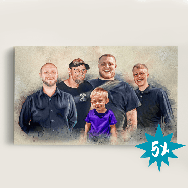 Bundle of 5 Premium Canvases