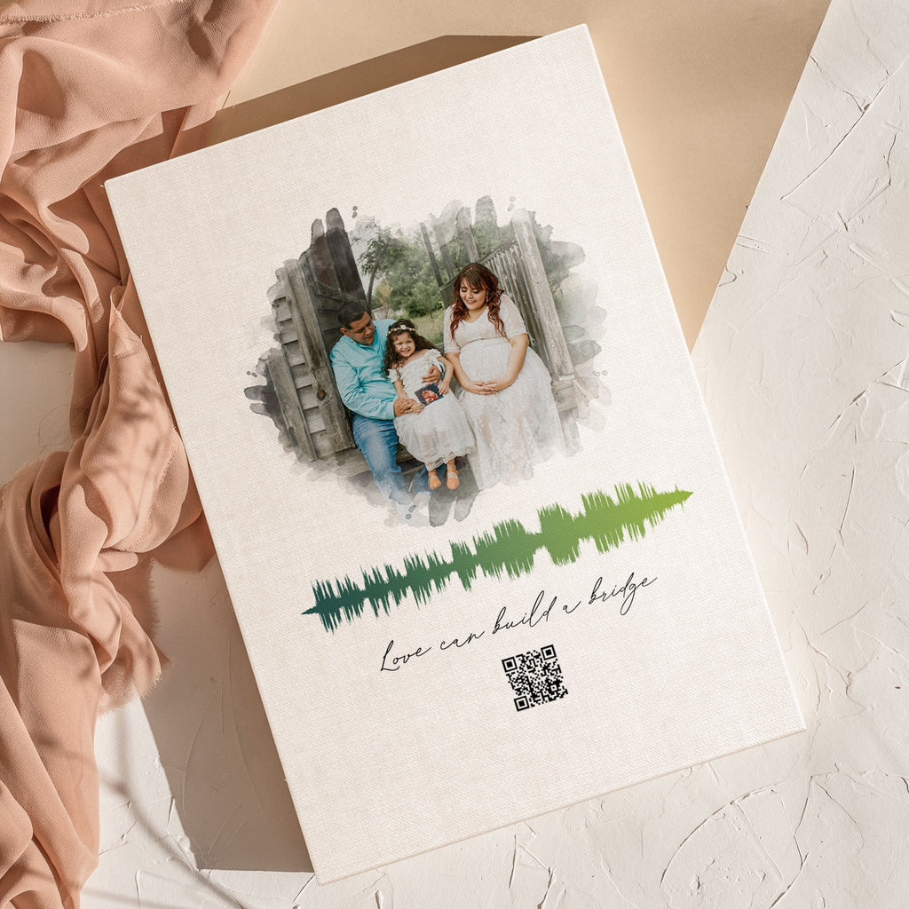 Voice Memorial with QR Code | Voice Recording Memorial Gift