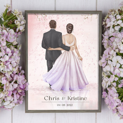 Wedding Back Portrait
